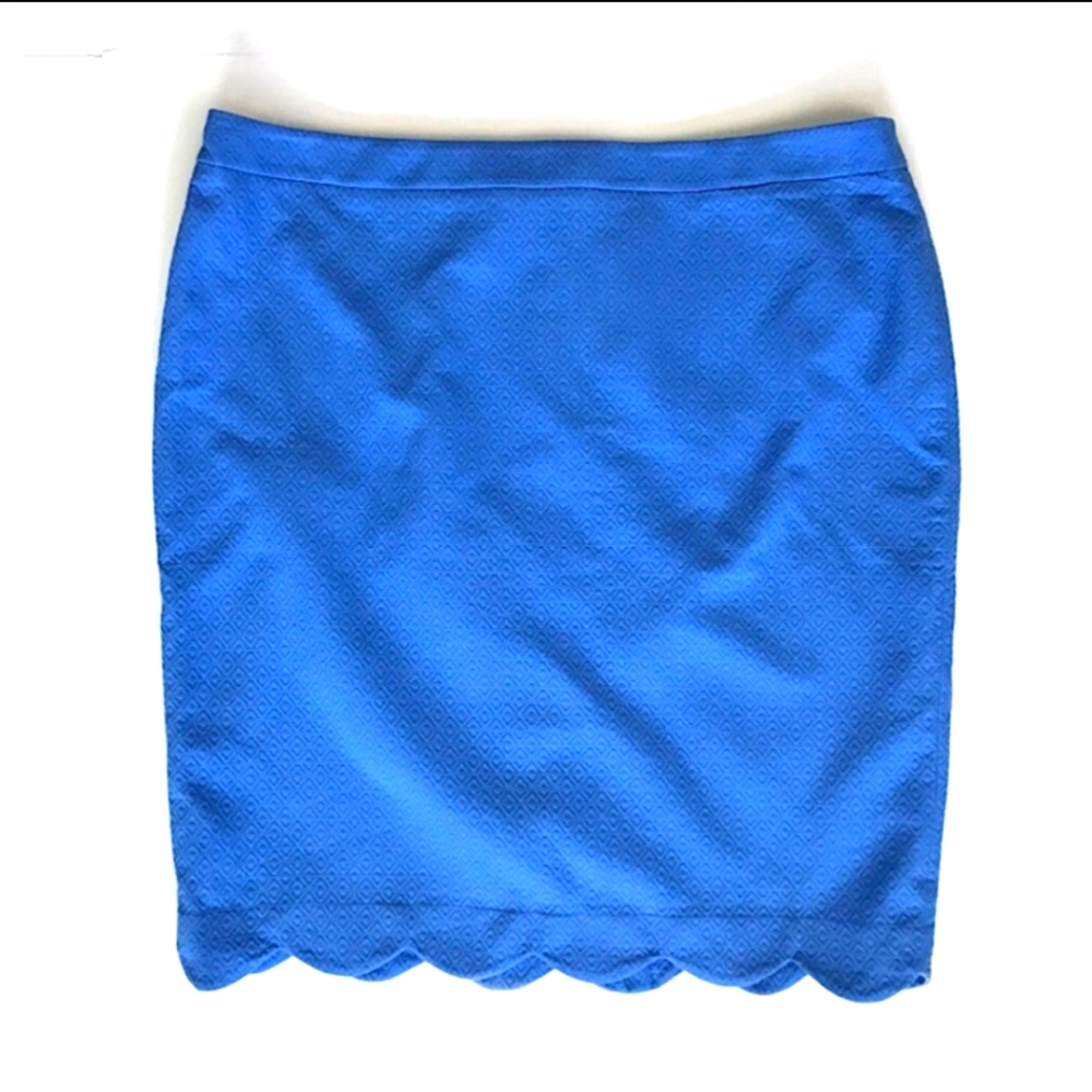 Talbot's Sky Blue Tulip Trim Plus Size 20 Skirt ONE DAY SALE ❤️🔥